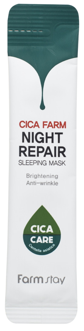 ФМС Cica Farm Маска ночная восстанавливающая с центеллой азиатской FarmStay Cica Farm Night Repair Sleeping Mask 4мл*20шт