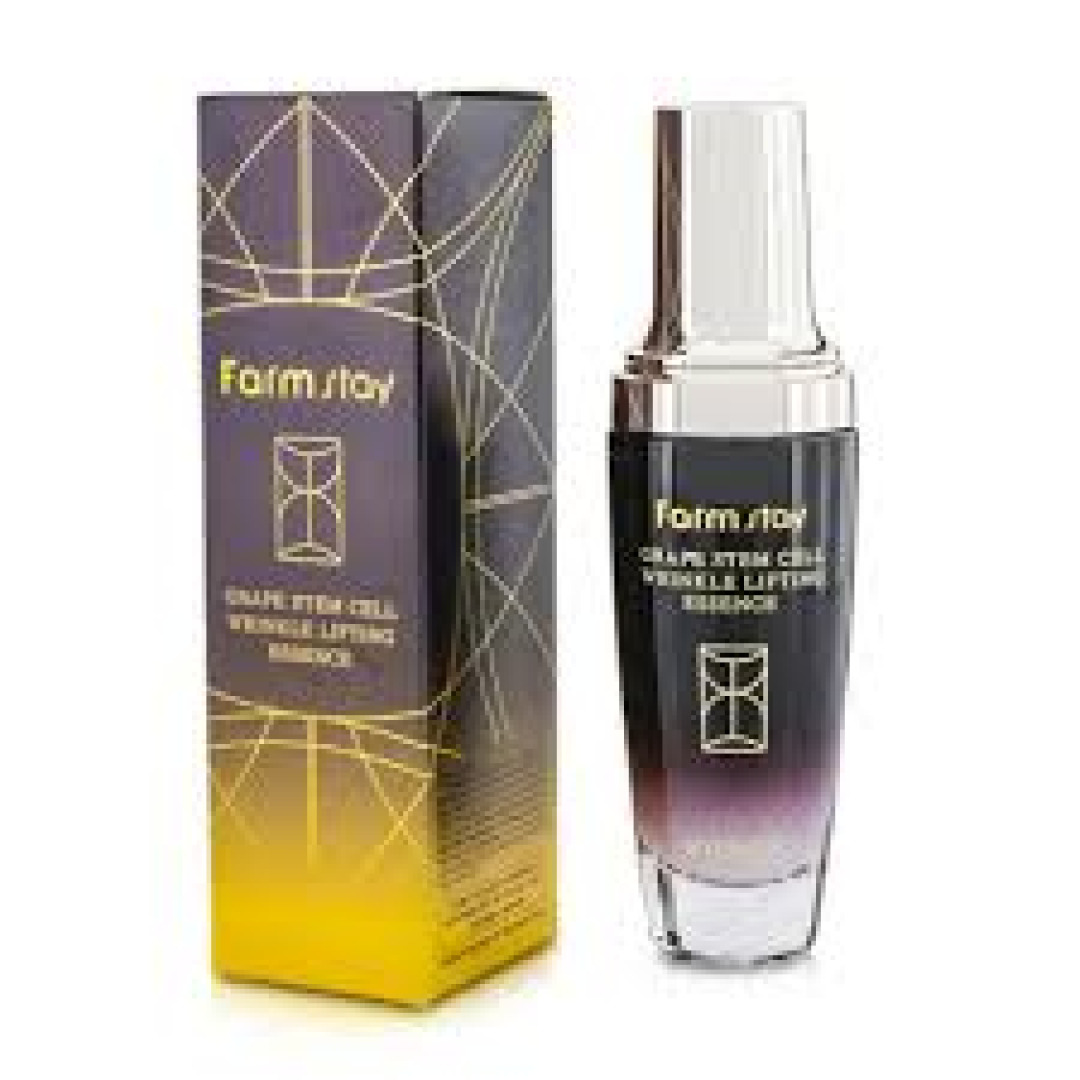 ФМС Grape Сыворотка для лица с лифтинг-эффектом с фитостволовыми клетками винограда FarmStay Grape Stem Cell Wrinkle Lifting Essence, 50ml