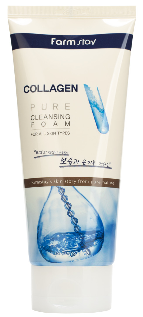 ФМС Collagen Пенка для лица коллагеновая FarmStay COLLAGEN PURE CLEANSING FOAM