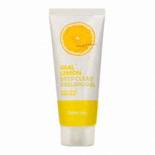 ФМС Gel Гель отшелушивающий с экстрактом лимона FarmStay Real Lemon Deep Clear Peeling Gel 100 мл