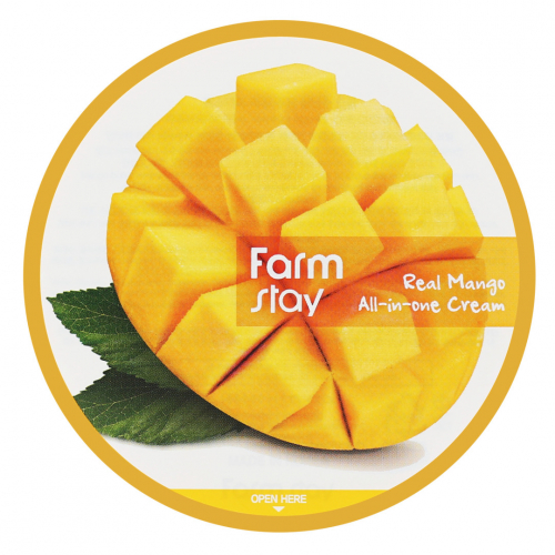 ФМС Cream AIO Крем для лица многофункциональный с экстрактом манго FarmStay Real Mango All-in-one Cream, 300ml