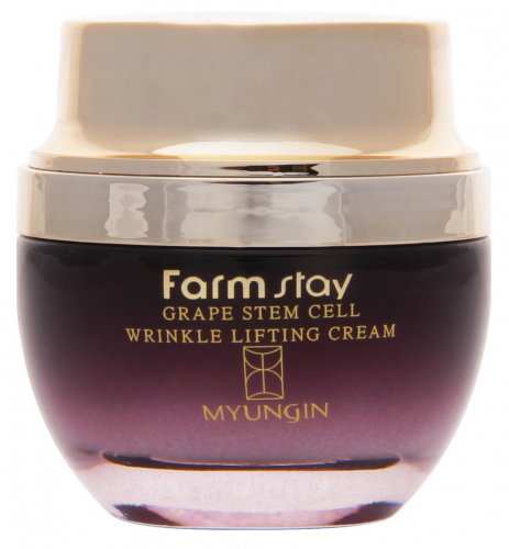 ФМС Cream Крем с лифтинг-эффектом с фитостволовыми клетками винограда FarmStay Grape Stem Cell Wrinkle Lifting Cream, 50ml