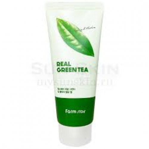 ФМС Gel Гель отшелушивающий с экстрактом зеленого чая FarmStay Real Green Tea Deep Clear Peeling Gel 100 мл