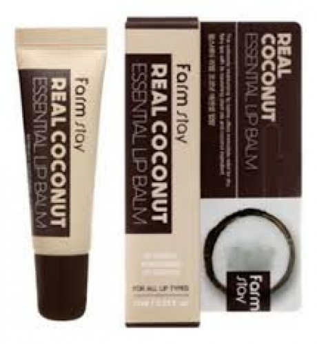 ФМС Coconut Бальзам для губ с экстрактом кокоса FarmStay Real Coconut Essential Lip Balm, 10ml