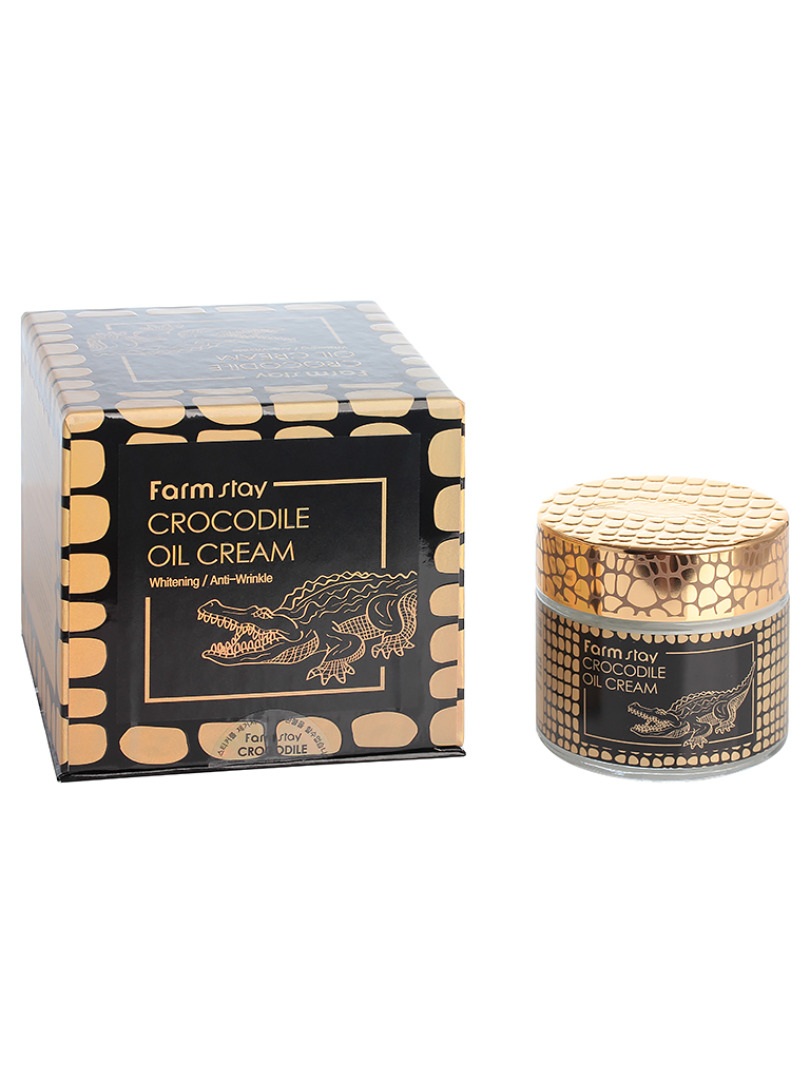 ФМС Cream Крем с крокодильим жиром Farmstay CROCODILE OIL CREAM 70гр