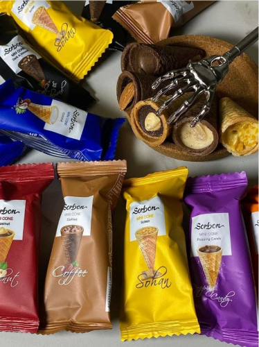  НОВИНКА! СРОЧНЫЙ СБОР!  Конфеты sorbon мини-рожок МИКС