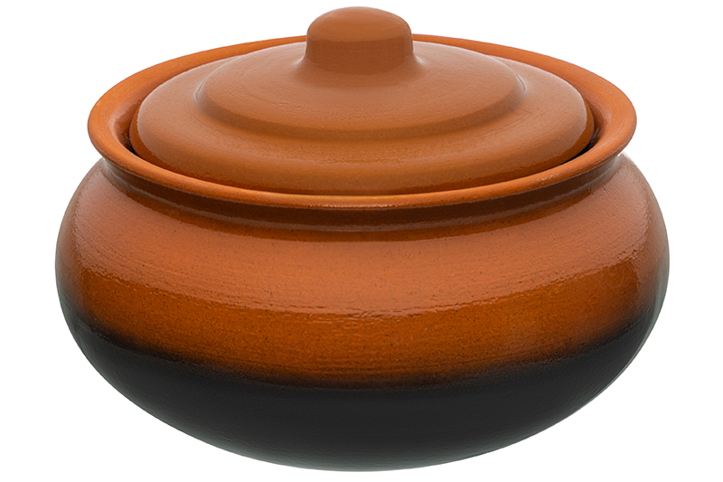 БЫЛО 663 руб!! Горшок для запекания 2 л 21*21*13,5 см