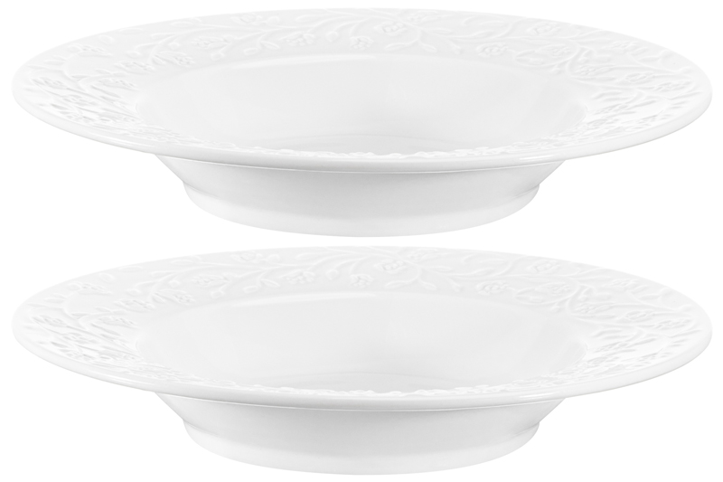 БЫЛО 1000руб! Набор суповых тарелок 2 пр. 22*22*4 300 мл