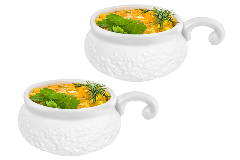 БЫЛО 583 руб!! Набор 2 жюльенниц - кокотниц 270 мл 14*10,5*5,5 см