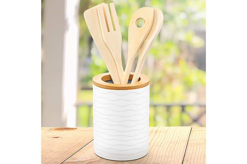 БЫЛО 777 руб!! Набор кухонных принадлежностей 4 пр.с подставкой