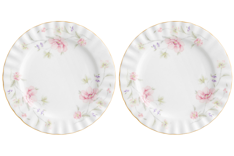 БЫЛО 931 руб!! Набор тарелок для десертов 2 пр. 17*17*2 см