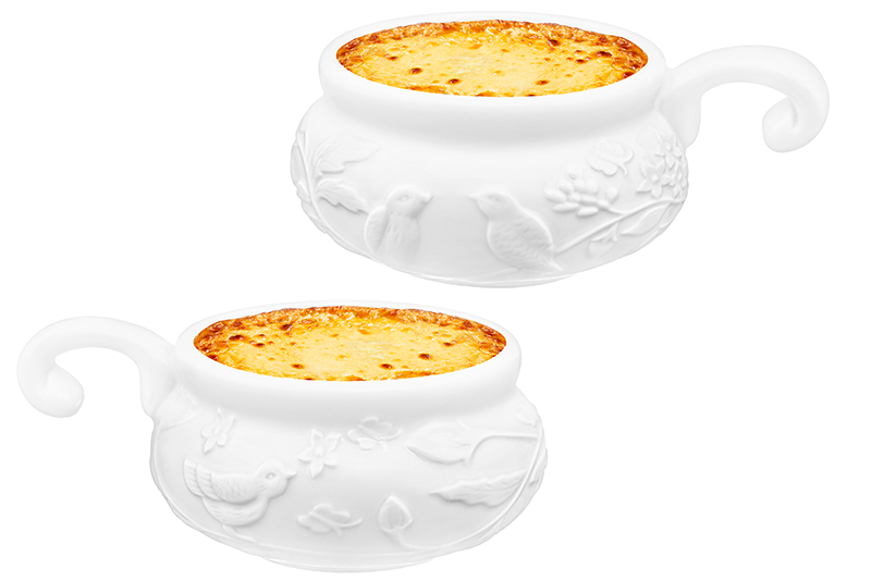 БЫЛО 555 руб!! Набор 2 жюльенниц - кокотниц 300 мл 14*10,5*5,5 см