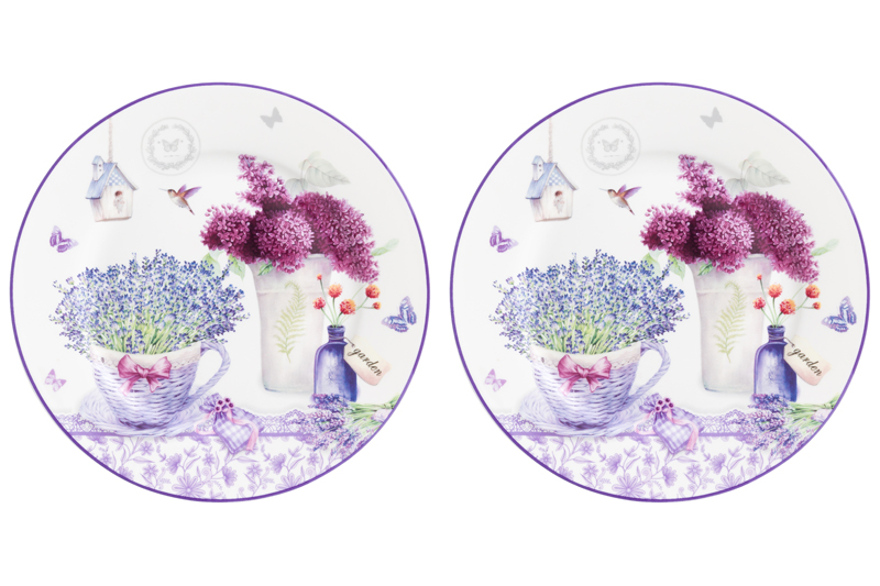 БЫЛО 964руб!!* Набор тарелок для десертов 2 пр. 19*19*2 см