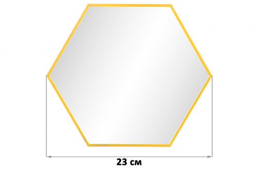 Набор из 4-х интерьерных зеркал 23*23*1,2 см 
