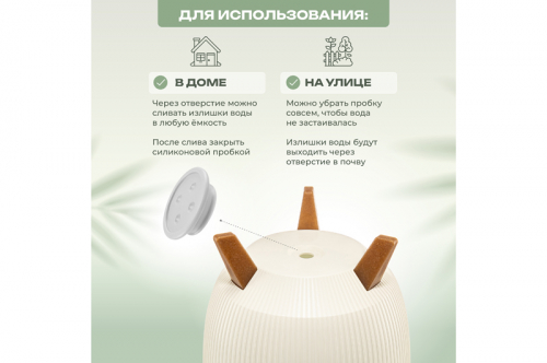 Кашпо 5,4 л 24*24*20 см 
