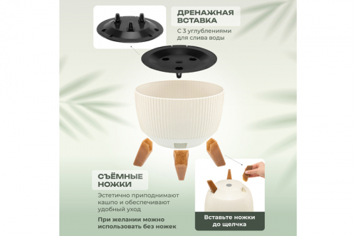 Кашпо 5,4 л 24*24*20 см 