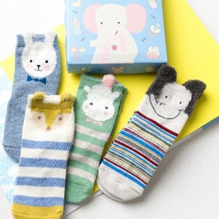 Набор детских носков «Слоник», 4 пары2