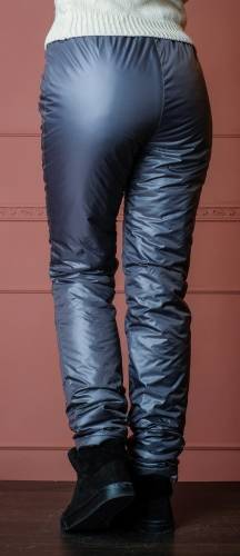 Утепленные зауженные женские брюки утеплитель синтепон арт. 006 цвет серый
