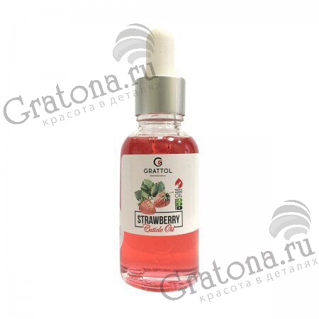 Grattol Сuticle Оil Strawberry - Масло для кутикулы Клубника, объем 30 ml