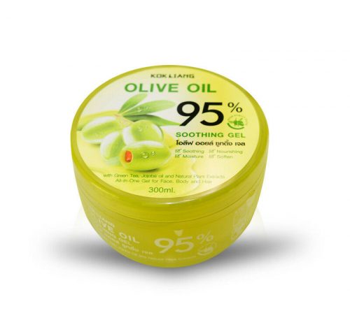 Гель смягчающий с гиалуроновой кислотой для жирной кожи Kokliang Olive Oil 95% Soothing Gel, 300 мл.