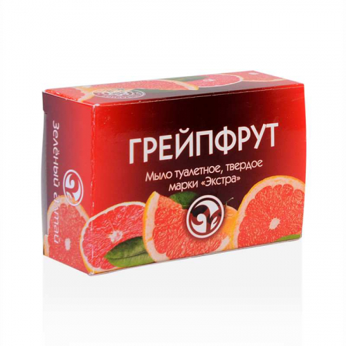 Фито-мыло твердое  «Грейпфрут», туалетное марка «Экстра» 