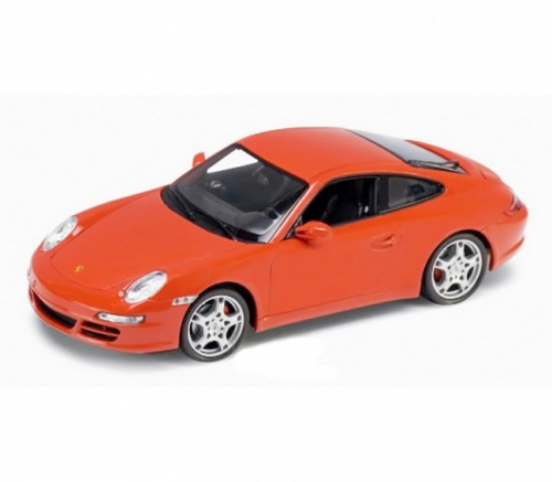 Игрушка модель машины 1:18 Porsche 911 Carrera S (сборка)