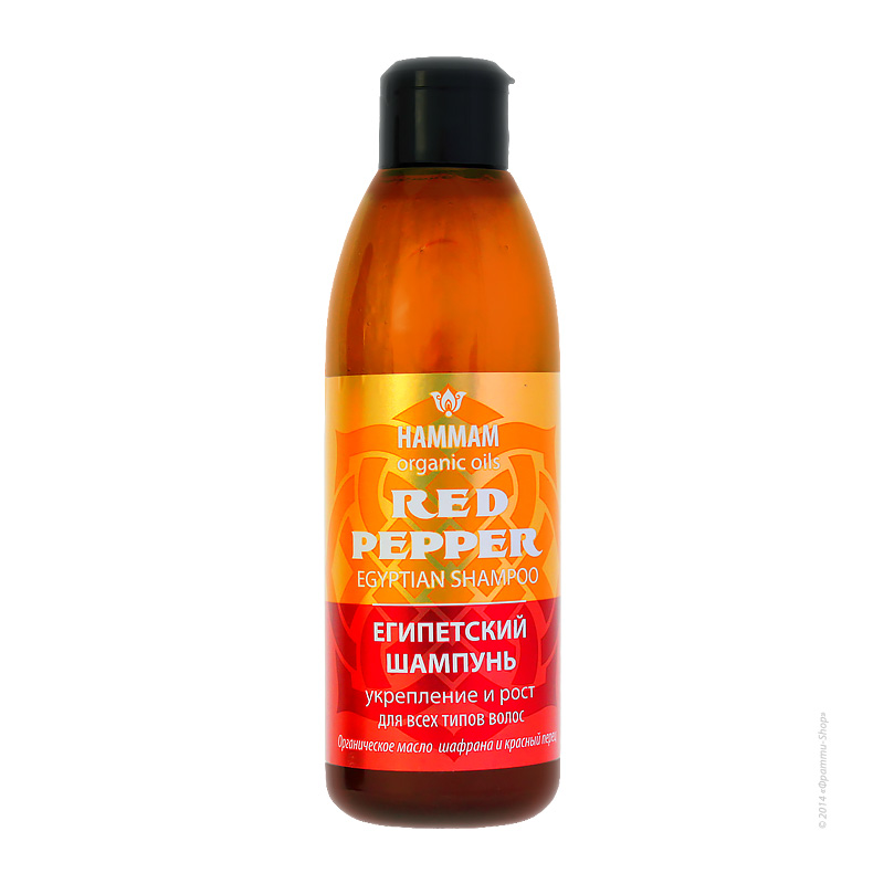 Египетский шампунь Red Pepper укрепление и рост для всех типов волос