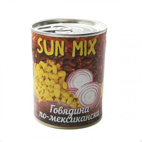 Говядина по-мексикански ГОСТ Sun Mix, вес 338гр.