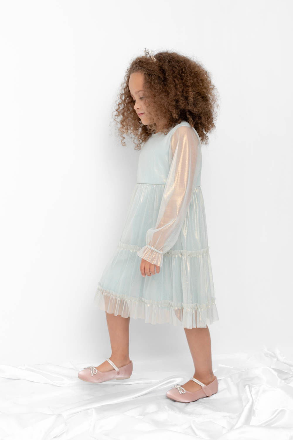 Crockid Платье К 5855 голубой Crockid