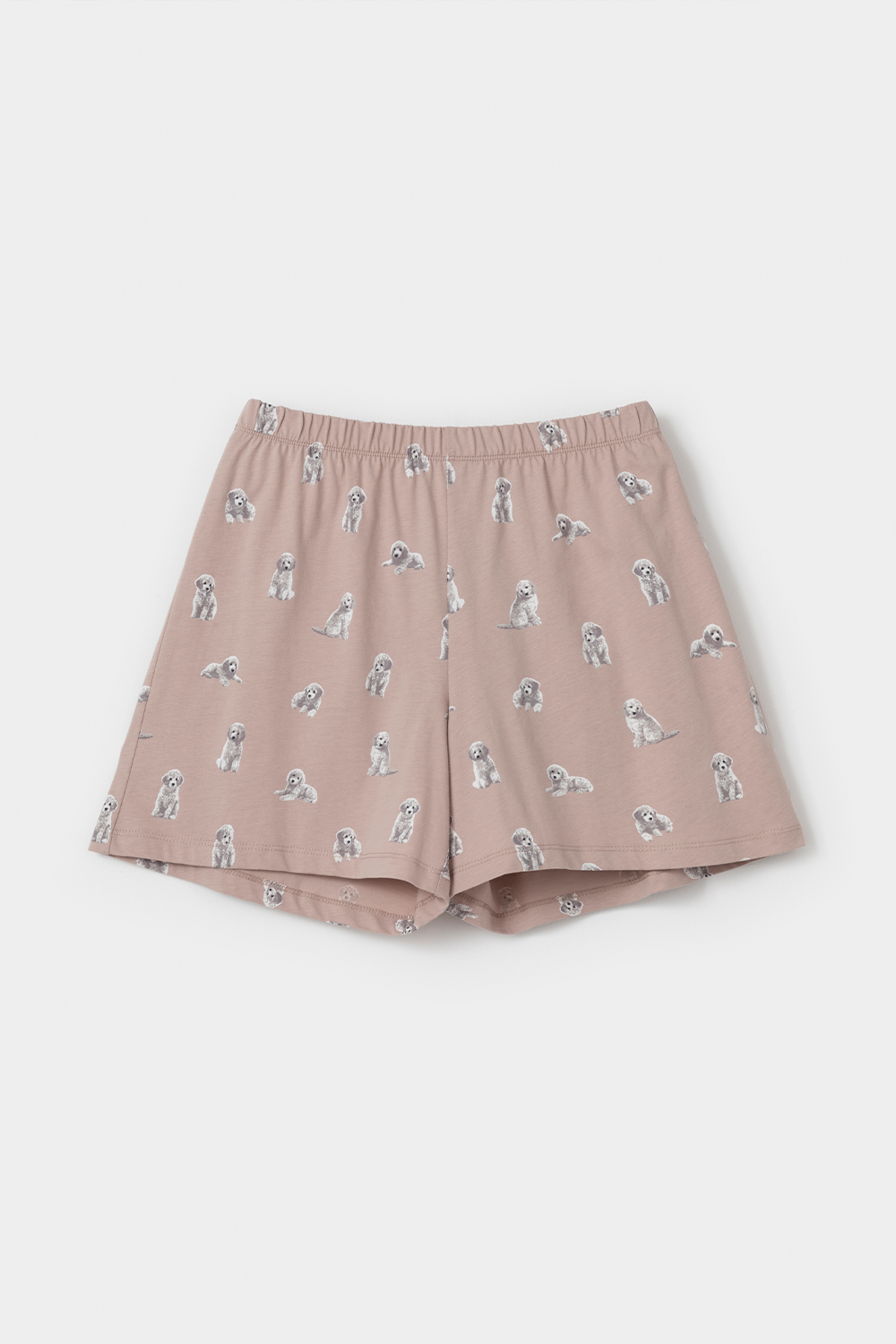 VN Пижама Е 20195 белая лилия, забавные пудели VN