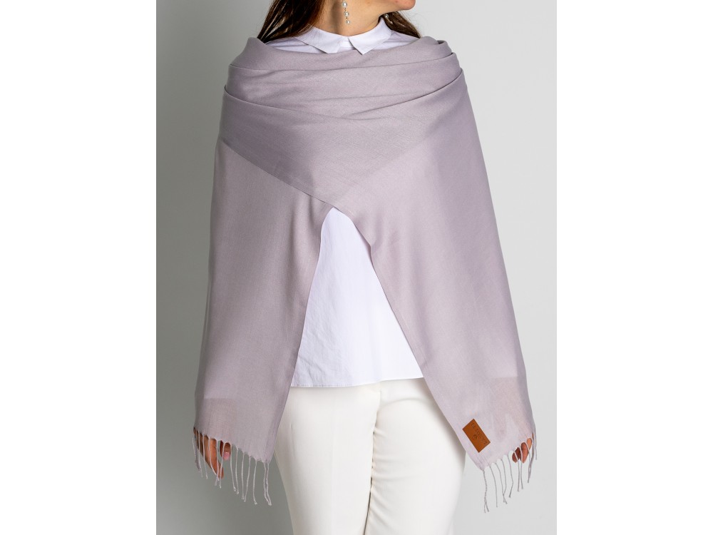Палантин облегченный Pashmina Lanotti/светло-зеленый