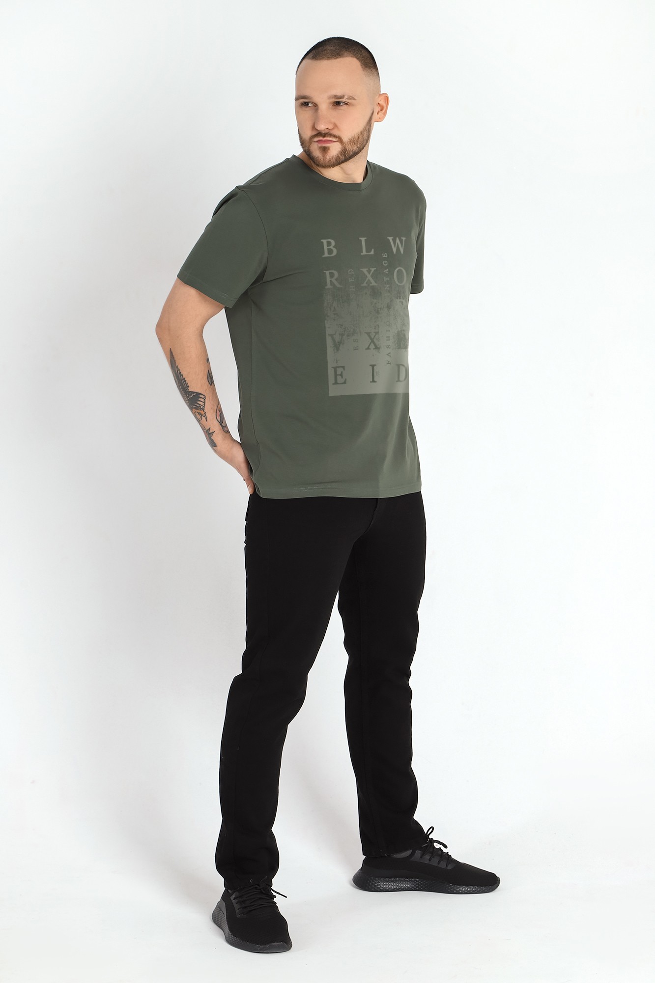 СТ.ЦЕНА 915 руб//Фуфайка (футболка) мужская Клаб-3У