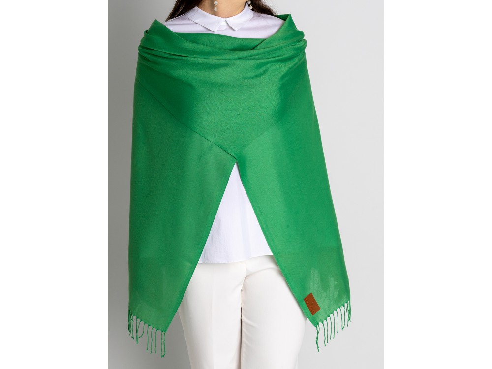 Палантин облегченный Pashmina Lanotti/зеленый