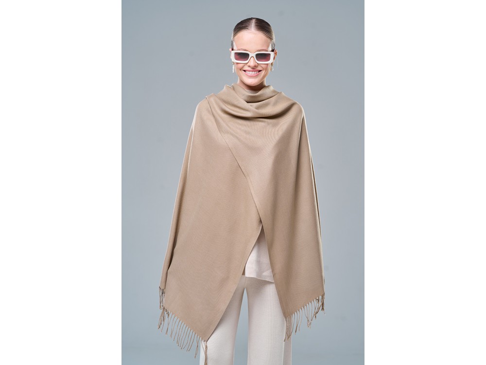 Палантин Pashmina женский Lanotti/кремовый