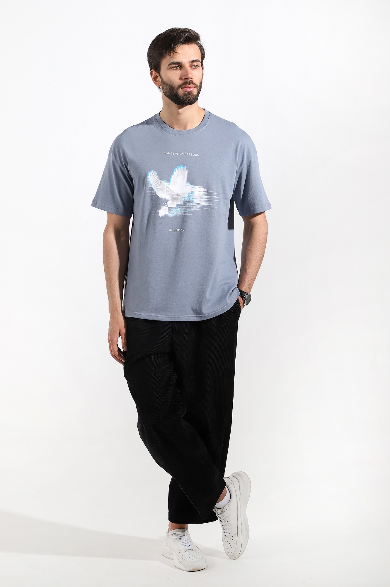 СТ.ЦЕНА 650 руб//Фуфайка (футболка) мужская Герой-4