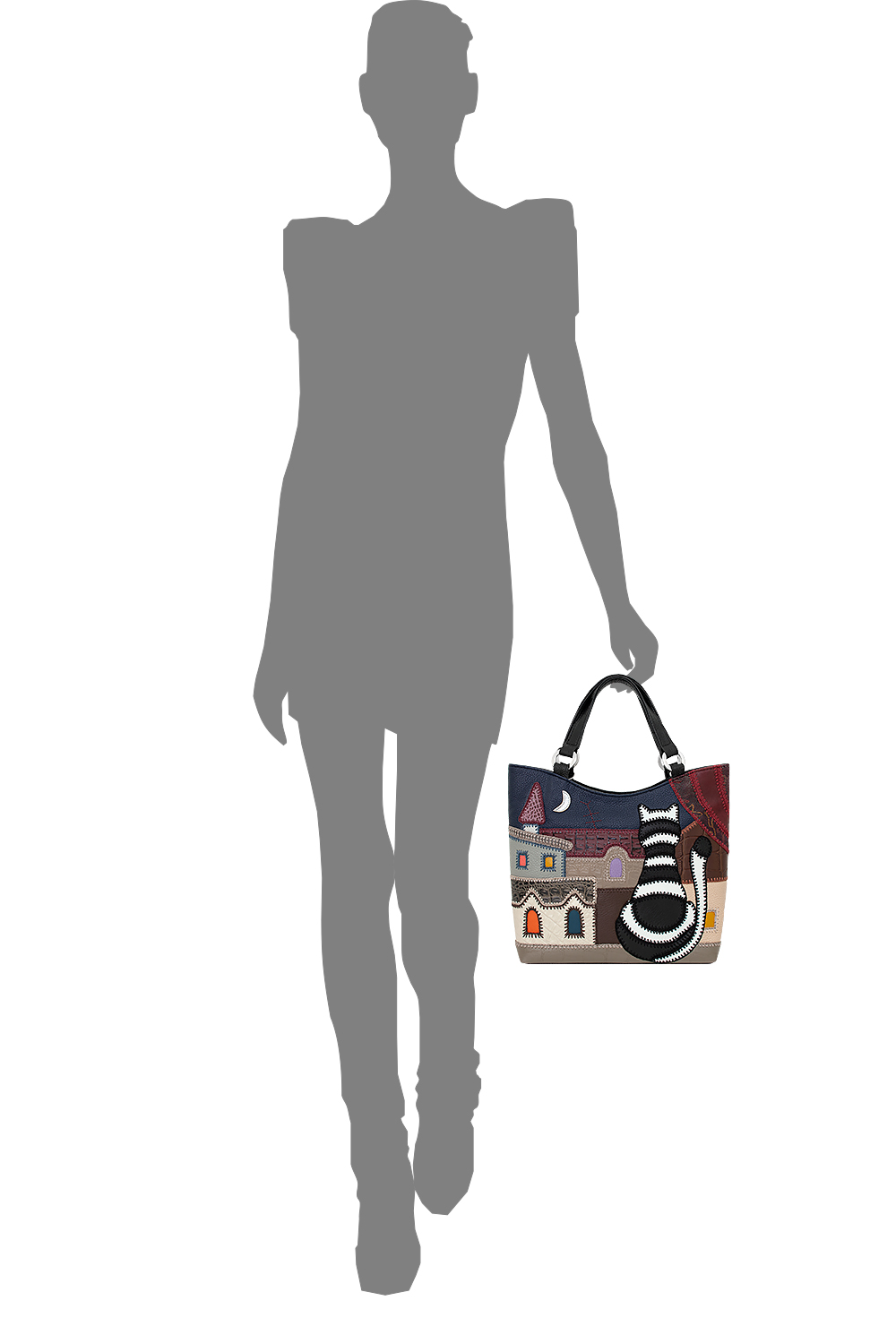 Сумка с аппликацией ЛИКВИДАЦИЯ КОЛЛЕКЦИИ ДС-189-160