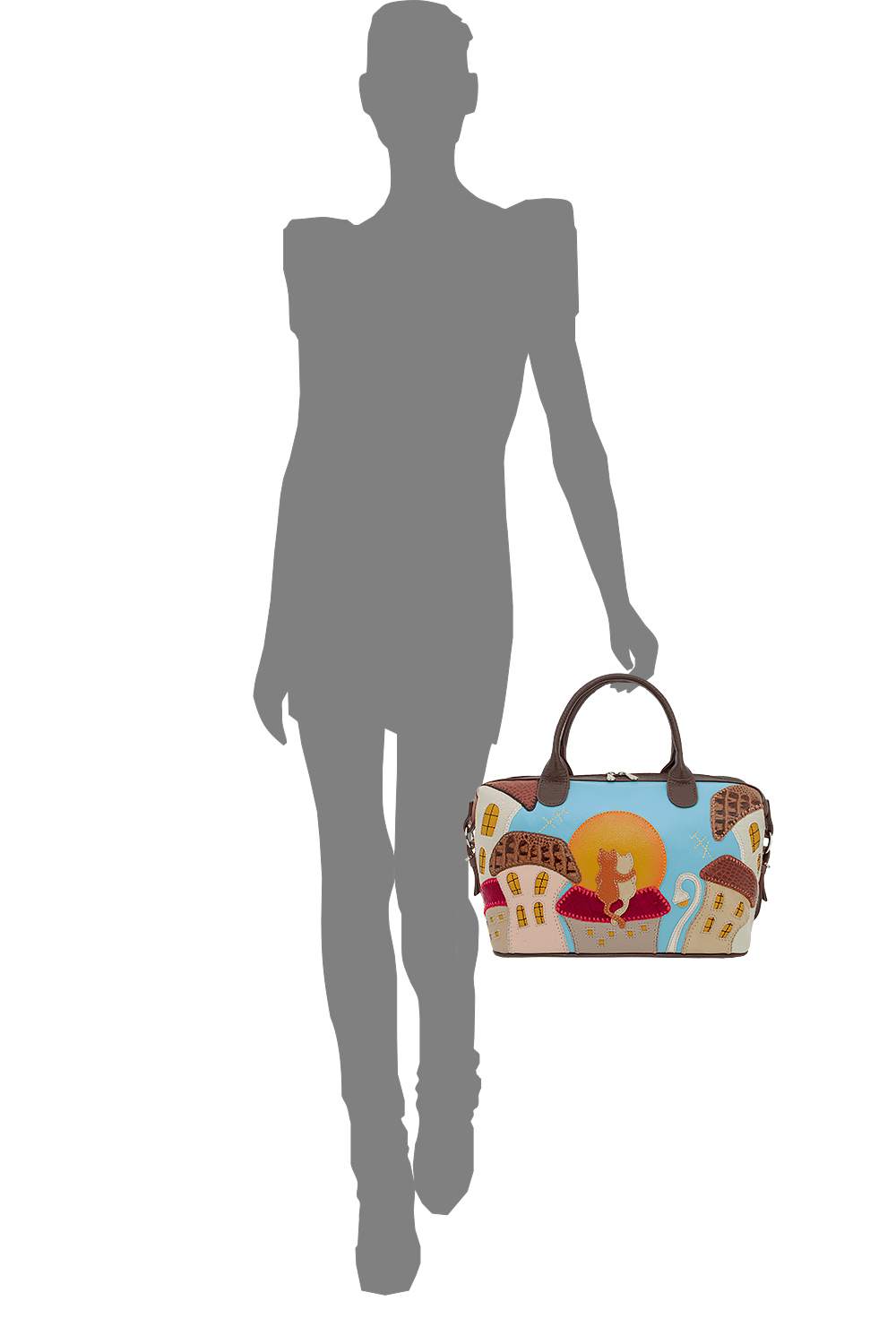 Сумка с аппликацией ЛИКВИДАЦИЯ КОЛЛЕКЦИИ ДС-195-195