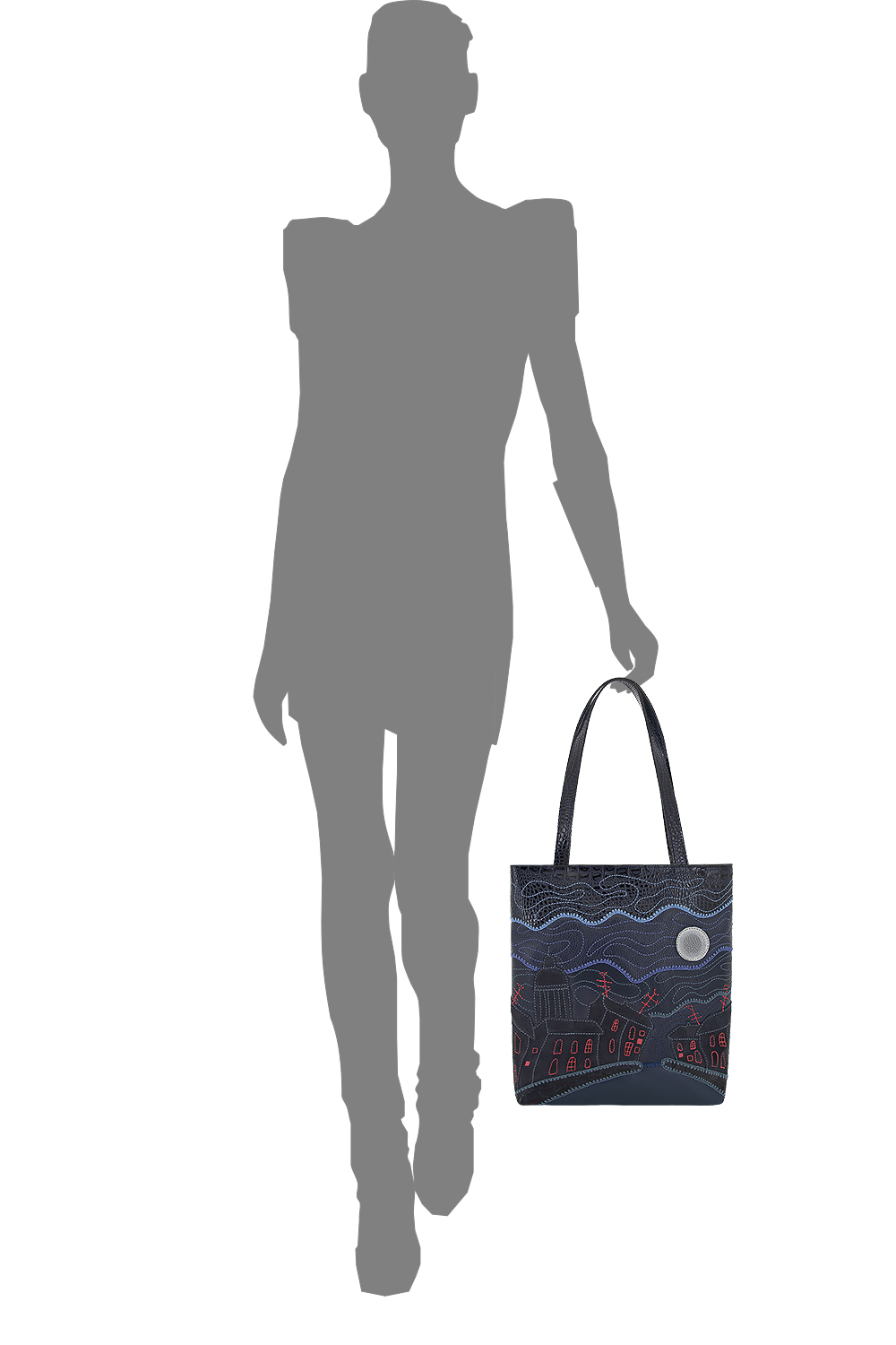 Сумка с аппликацией ЛИКВИДАЦИЯ КОЛЛЕКЦИИ ДС-515-273