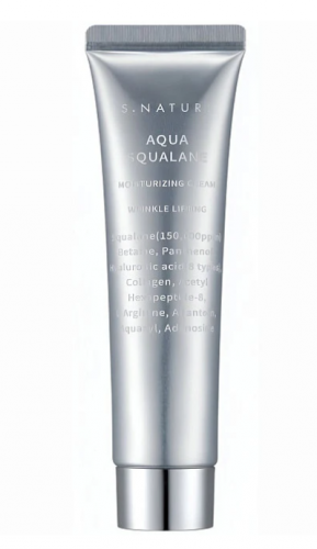 Крем для лица глубокоувлажняющий со скваланом S.NATURE AQUA SQUALANE MOISTURIZING CREAM 80ml