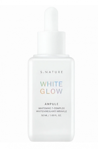 Сыворотка для лица осветляющая S.NATURE WHITE GLOW AMPULE 50ml