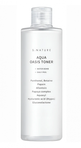 Тонер для лица увлажняющий S.NATURE AQUA OASIS TONER 300ml