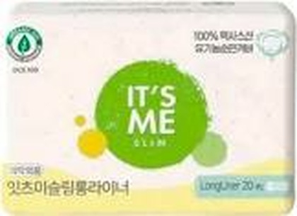 It's Me organic cotton Прокладки женские гигиенические ежедневные, 1 капля It's Me Slim organic cotton Long Pantyliner 20p