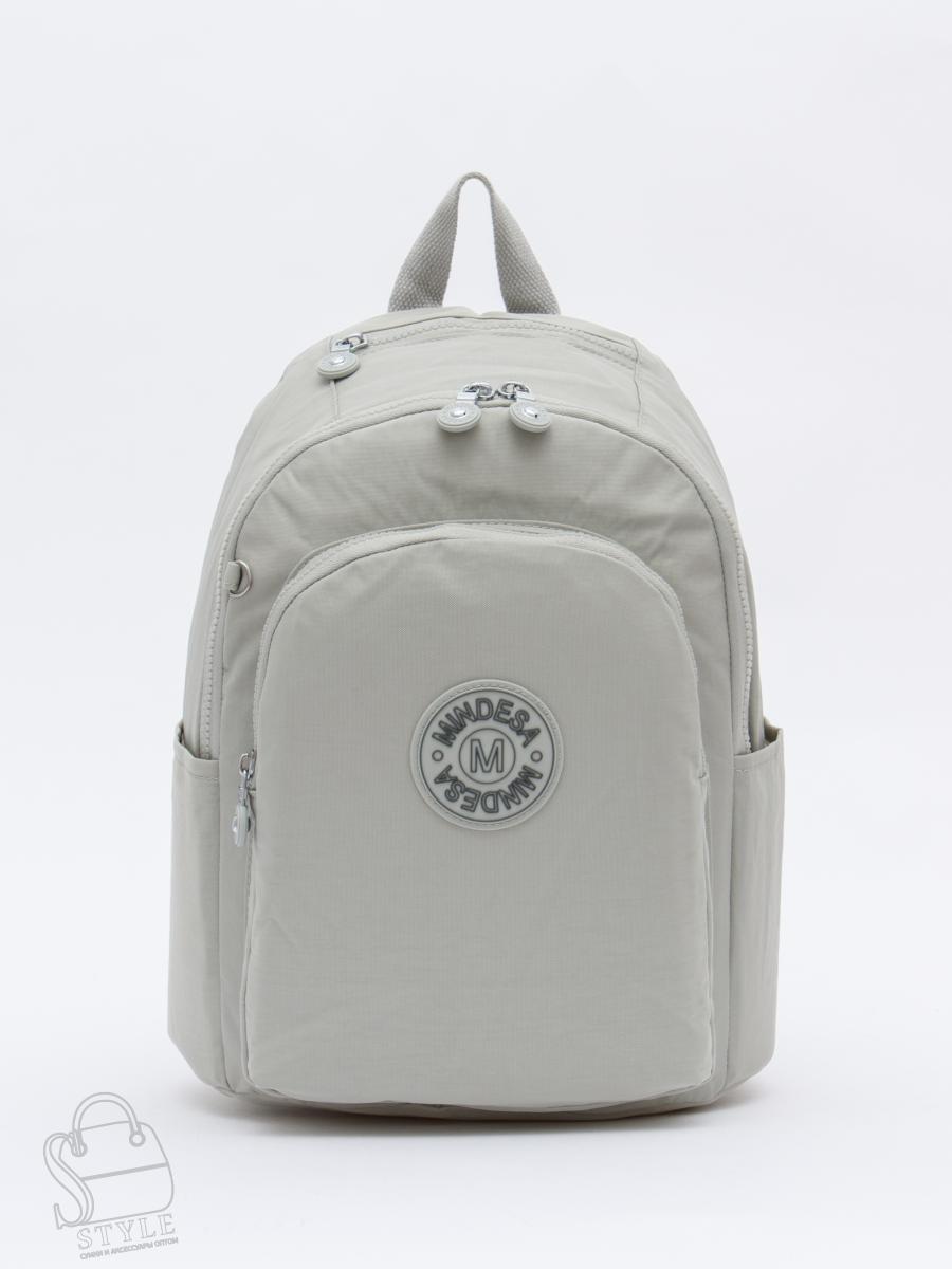 Рюкзак женский текстильный 8746MD l.gray Mindesa