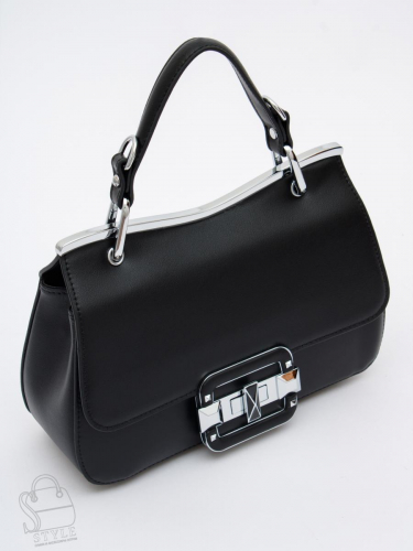 Сумка женская кожаная 6061Q black Polina&Eiterou