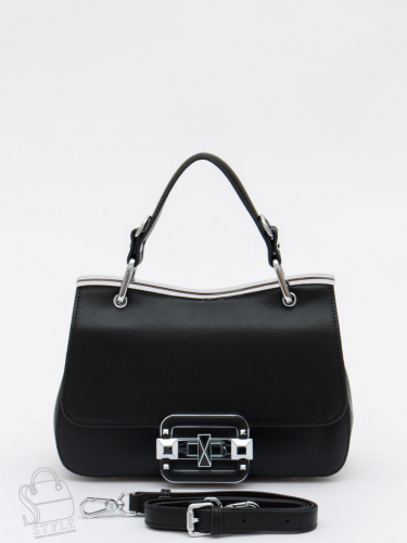 Сумка женская кожаная 6061Q black Polina&Eiterou