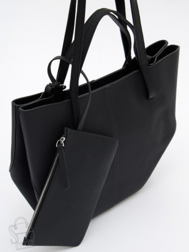 Сумка женская кожаная 1003L black Polina&Eiterou