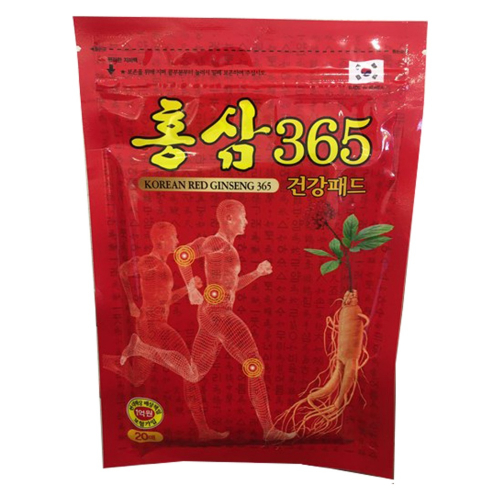 Пластырь с красным женьшенем 365 Korean Red Ginseng 365 20 шт.