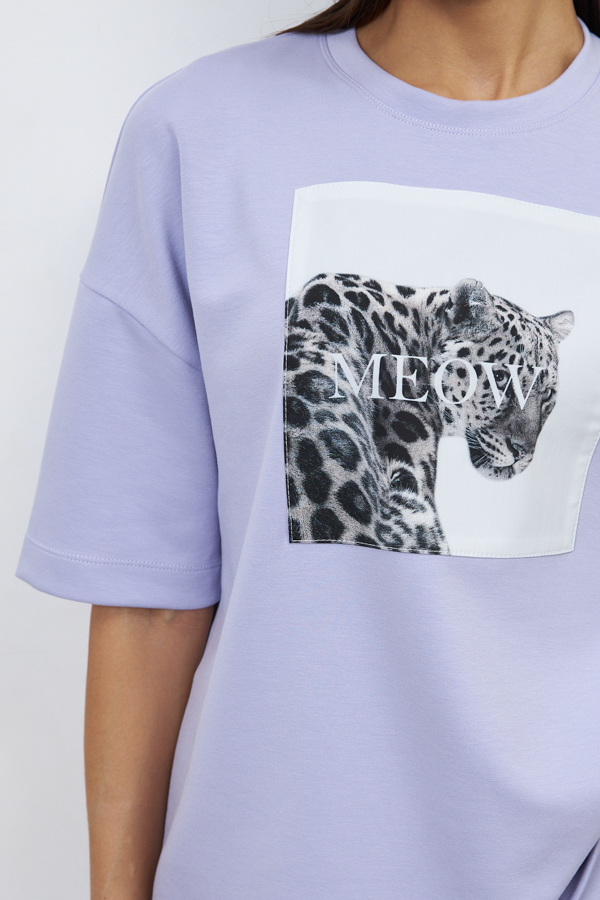 Ст.цена 4870р 70399 Брюки и джемпер сиреневый