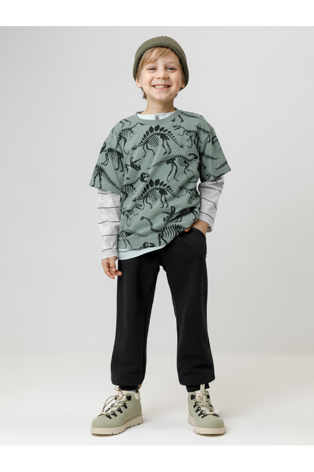 Crockid Брюки КР 400603 черный 4007 к610 Crockid