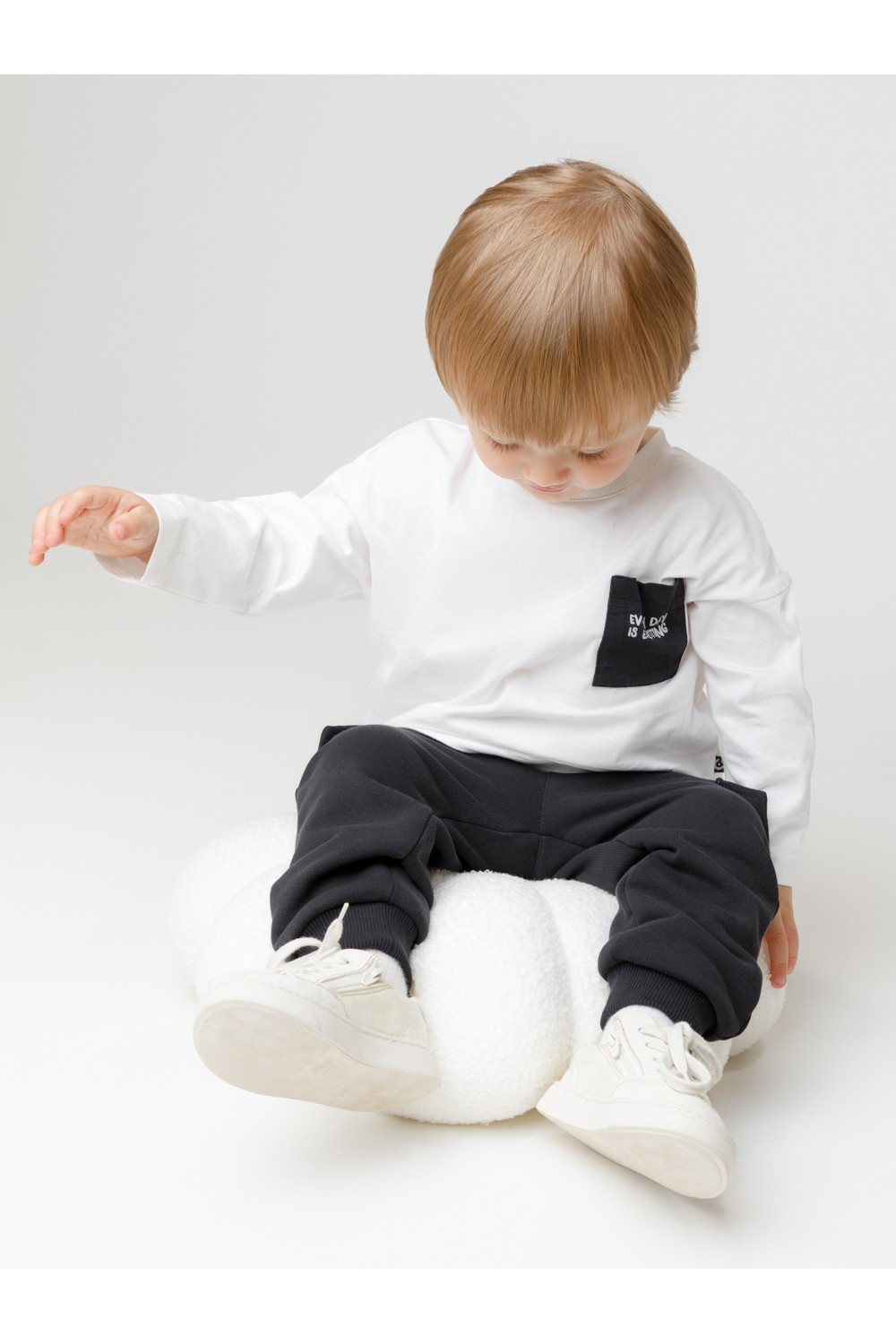 Crockid Лонгслив КР 302847 молочный 0602 к598 Crockid